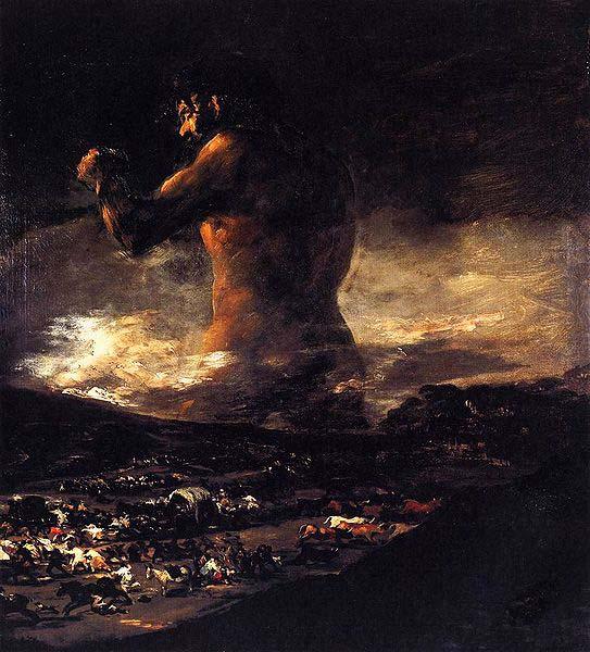 Francisco de Goya El coloso oil painting picture